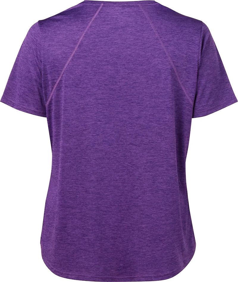 BCG Women's Plus Turbo Melange Short Sleeve T-shirt