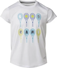 BCG Girls' Training Turbo Good Tennis Graphic Short Sleeve T-shirt
