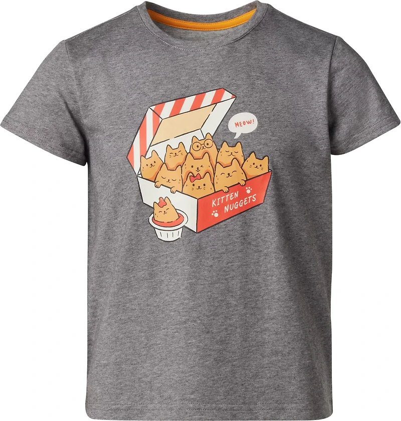 BCG Girls' Lifestyle Cotton Kitten Nug Short Sleeve T-shirt