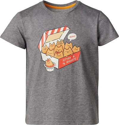 BCG Girls' Lifestyle Cotton Kitten Nug Short Sleeve T-shirt