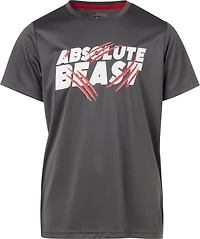 BCG Boys' Turbo Graphic Absolute Beast Short Sleeve T-shirt