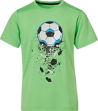 BCG Boys' Turbo Soccer Speckle Short Sleeve T-shirt