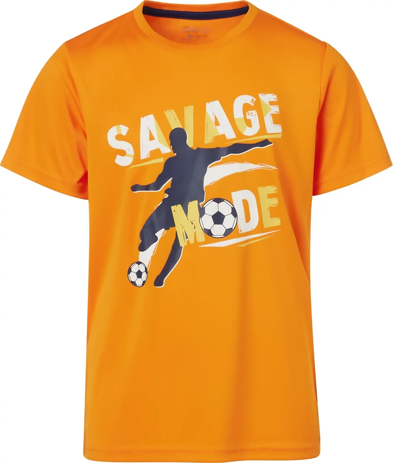 BCG Boys' Turbo Savage Mode Short Sleeve T-shirt