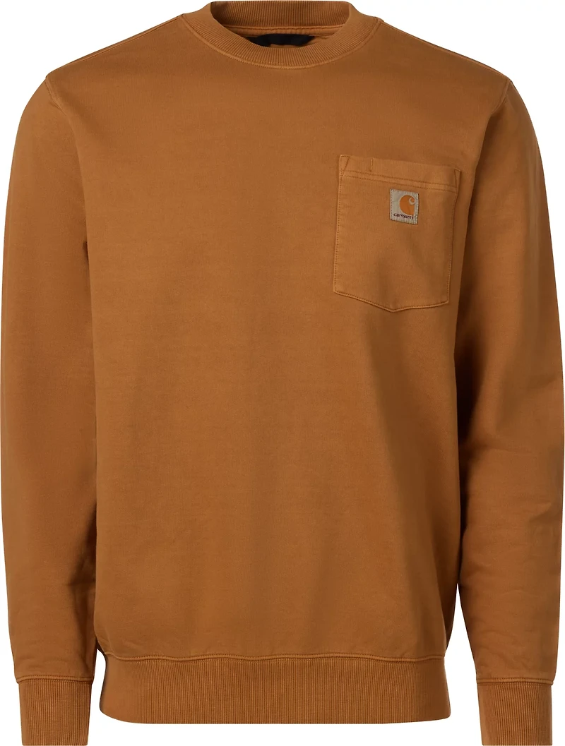 Carhartt Men's French Terry Crewneck Pocket Sweatshirt