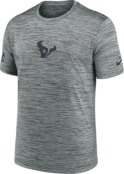 Nike Men's Houston Texans Dri-FIT TM Issue Velocity Short Sleeve Crew T-shirt