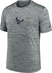 Nike Men's Houston Texans Dri-FIT TM Issue Velocity Short Sleeve Crew T-shirt