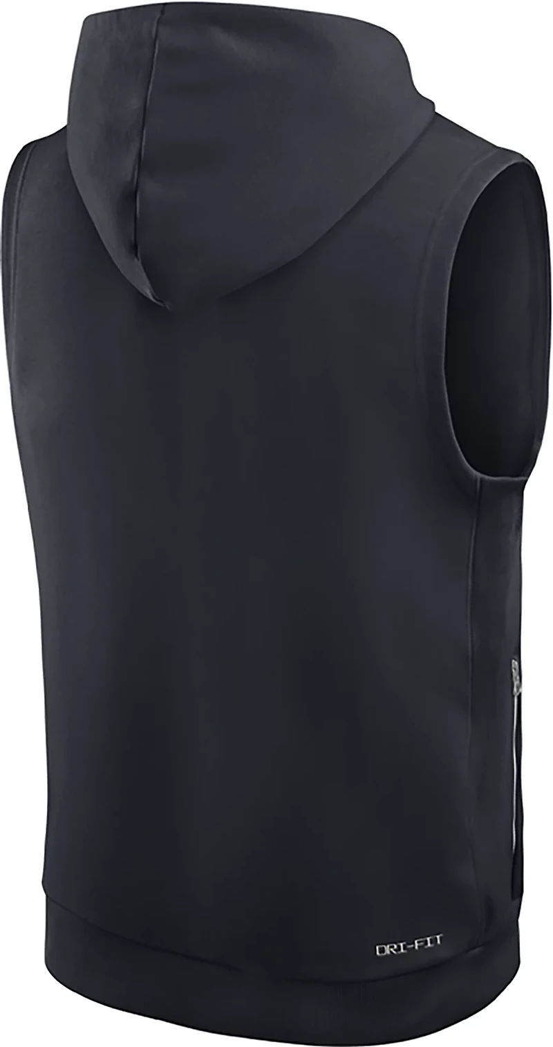 Nike Men's Houston Texans Dri-FIT Fleece Sleeveless Hoodie