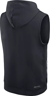 Nike Men's Houston Texans Dri-FIT Fleece Sleeveless Hoodie