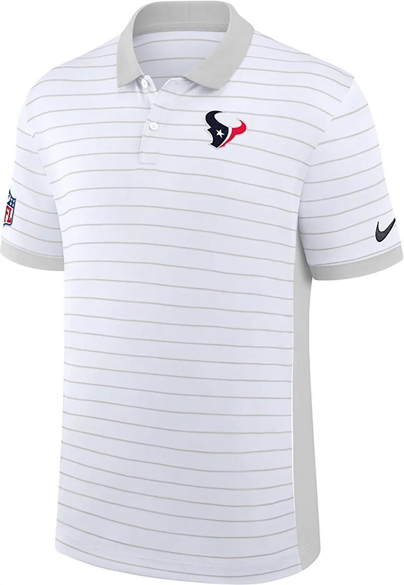 Nike Men's Houston Texans Dri-FIT Victory Stripe Polo