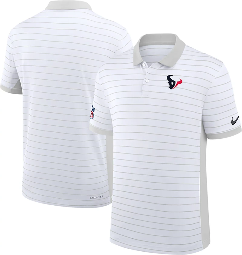 Nike Men's Houston Texans Dri-FIT Victory Stripe Polo