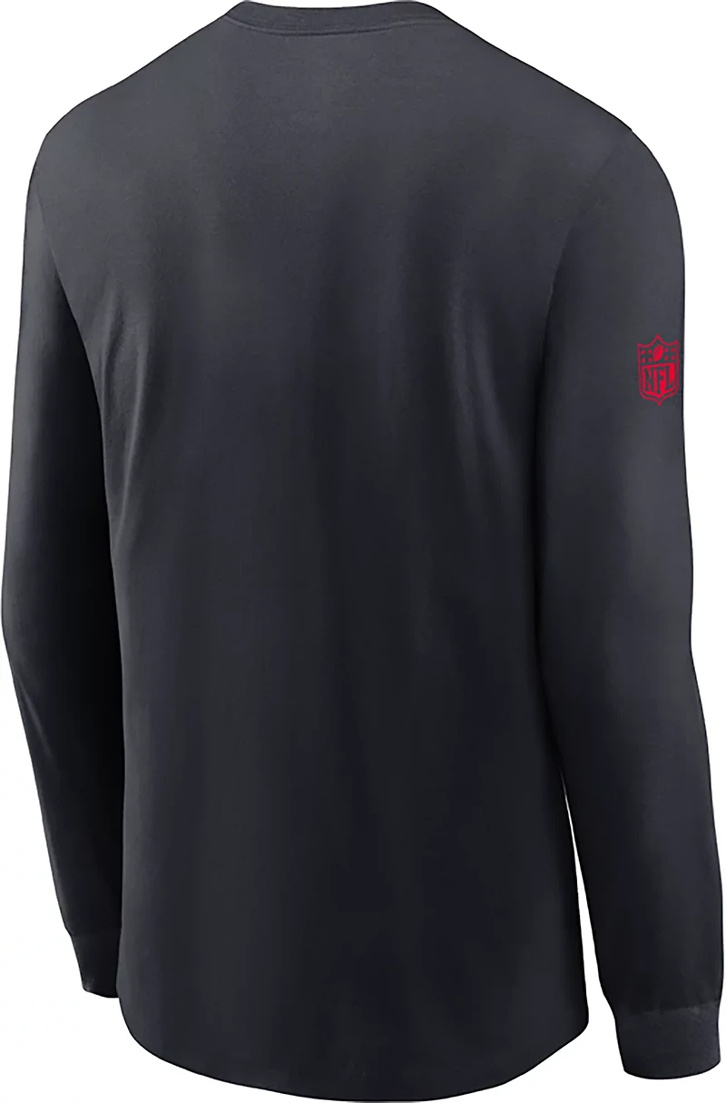 Nike Men's Houston Texans Dri-FIT TM Issue Crew Long Sleeve T-shirt