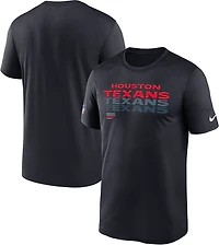 Nike Men's Houston Texans Dri-FIT TM Issue Legend Short Sleeve T-shirt