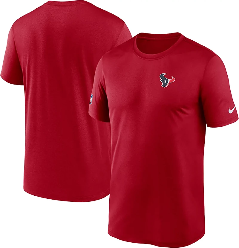 Nike Men's Houston Texans Legend Small Logo Short Sleeve T-shirt