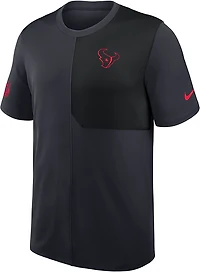Nike Men's Houston Texans Dri-FIT Coach UV Short Sleeve T-shirt