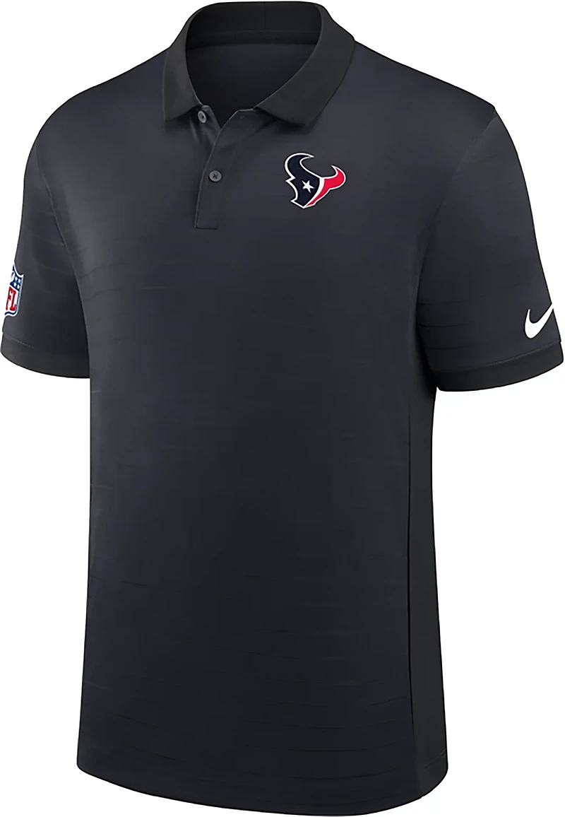 Nike Men's Texans DF Victory Stripe Polo Shirt
