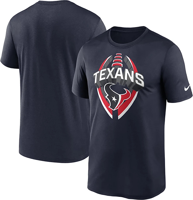 Nike Men's Houston Texans Legend Icon Short Sleeve T-shirt