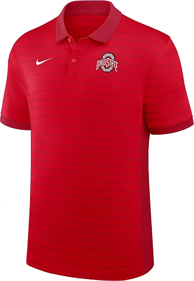 Nike Ohio State Buckeyes 2025 Early Season Coaches Sideline Victory Stripe Performance Polo