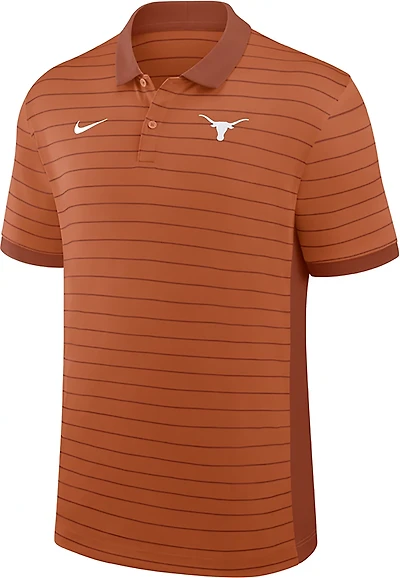 Nike Texas Longhorns 2025 Early Season Coaches Sideline Victory Stripe Performance Polo