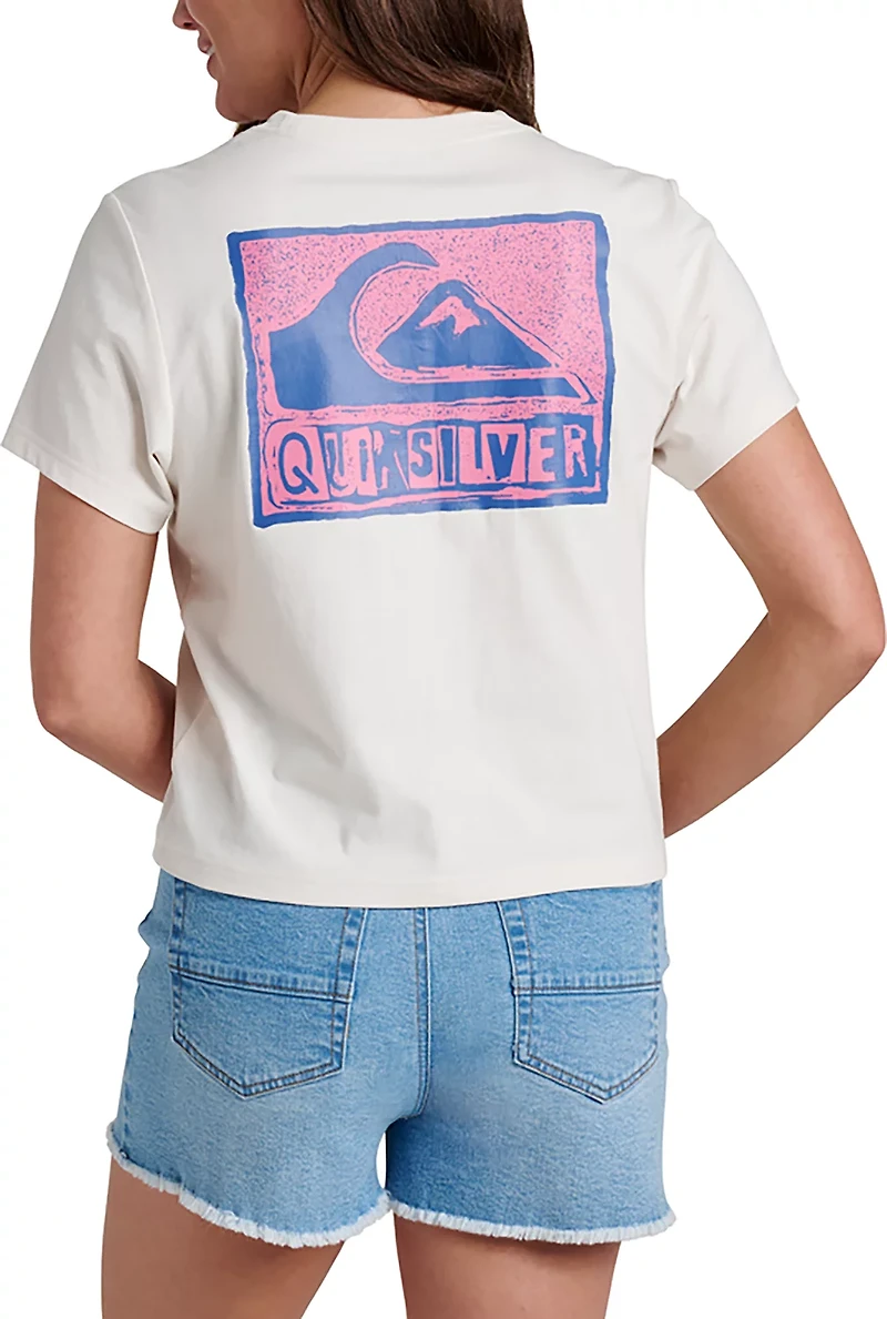 Quicksilver Women's Short Sleeve Stamped Classic T-shirt