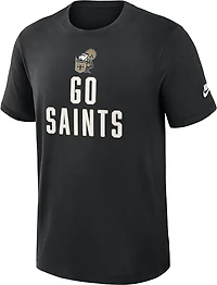 Nike Men's New Orleans Saints Rewind Slub Graphic T-shirt