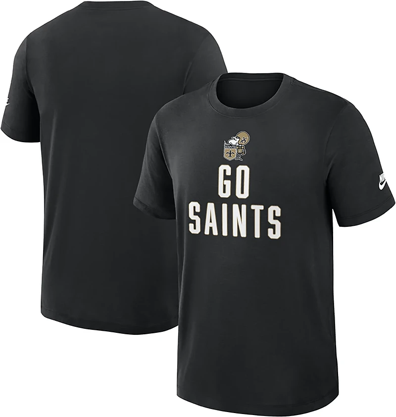 Nike Men's New Orleans Saints Rewind Slub Graphic T-shirt