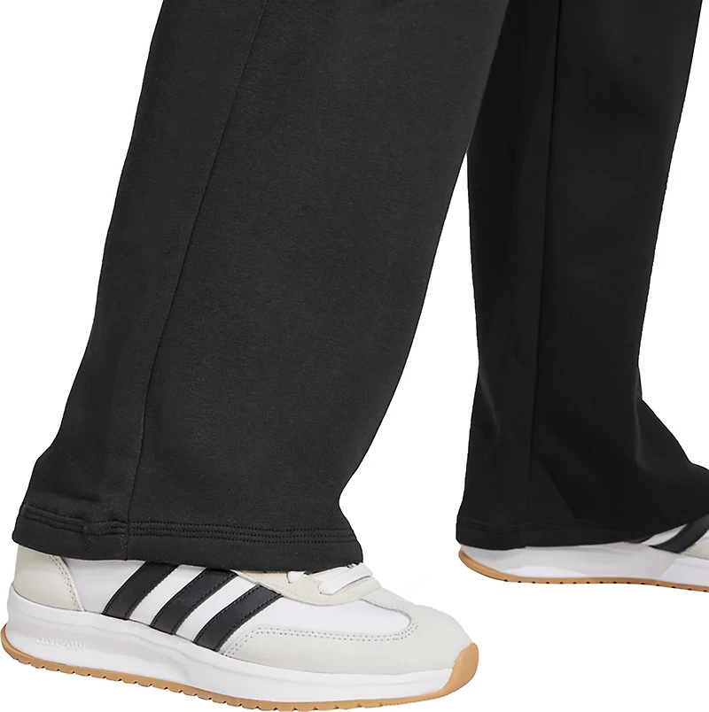 adidas Women's Essentials Small Logo Feel Cozy Open Hem Pants