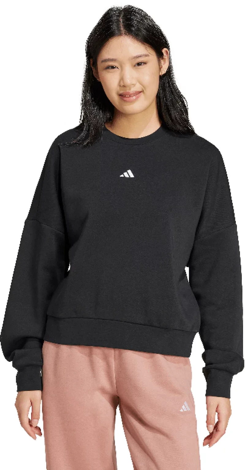 adidas Women's Essentials Small Logo Feel Cozy Sweatshirt