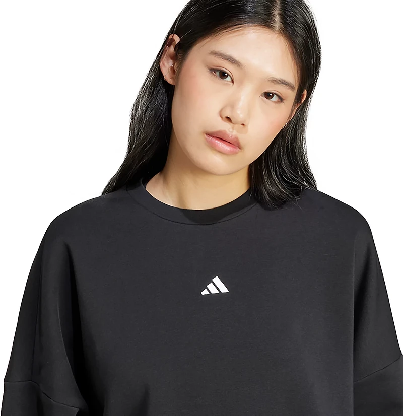adidas Women's Essentials Small Logo Feel Cozy Sweatshirt