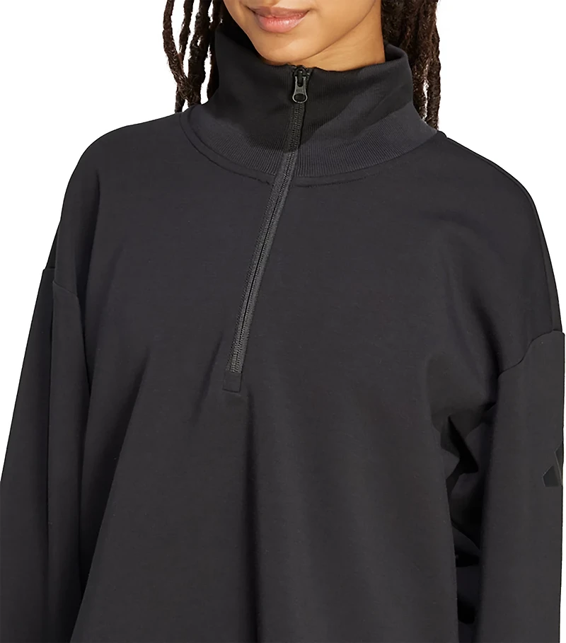 adidas Women's ALL SZN Soft Lux 1/4-Zip Sweatshirt