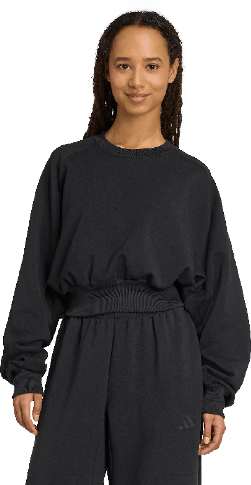 adidas Women's ALL SZN Soft Lux Loose Sweatshirt