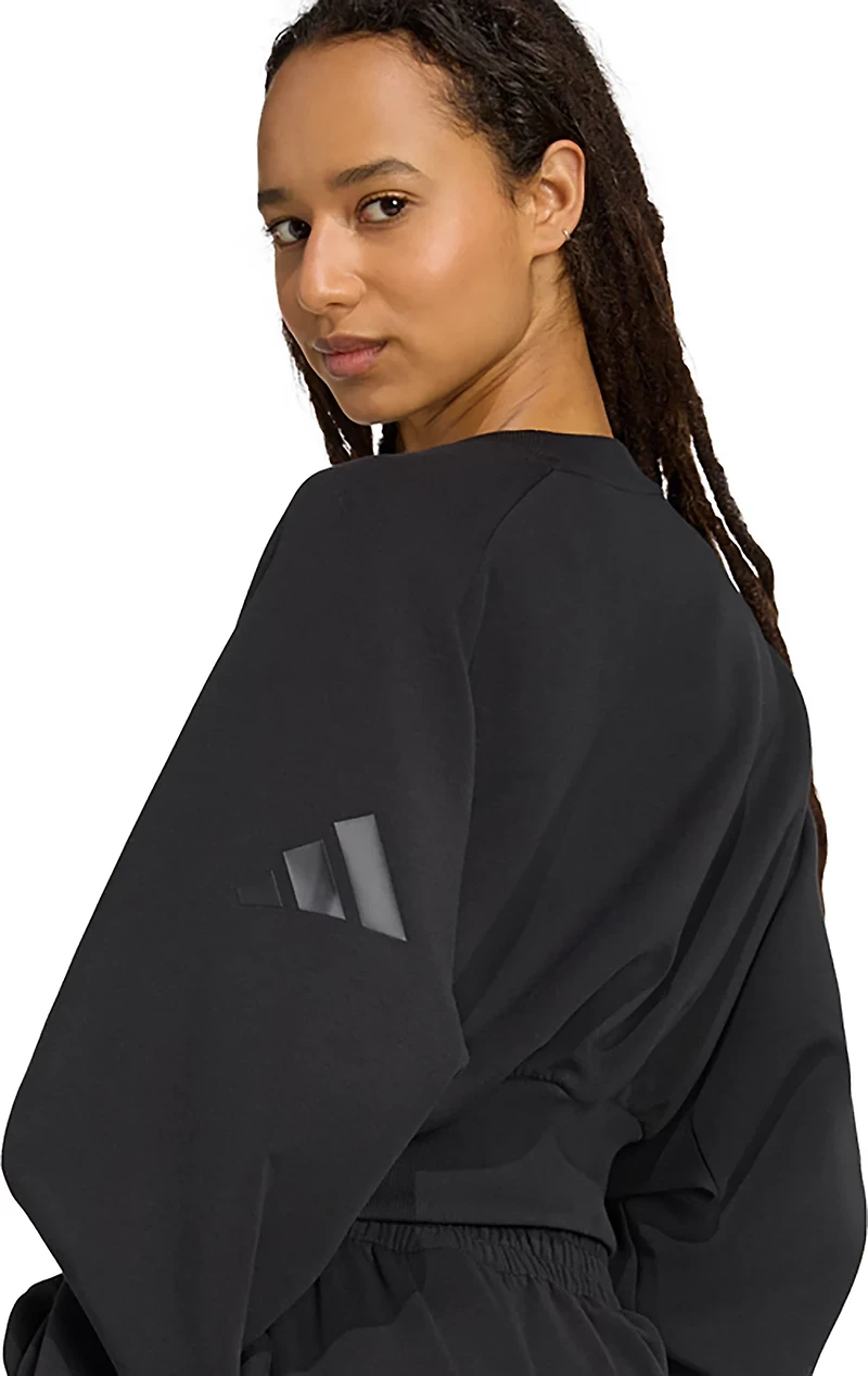 adidas Women's ALL SZN Soft Lux Loose Sweatshirt