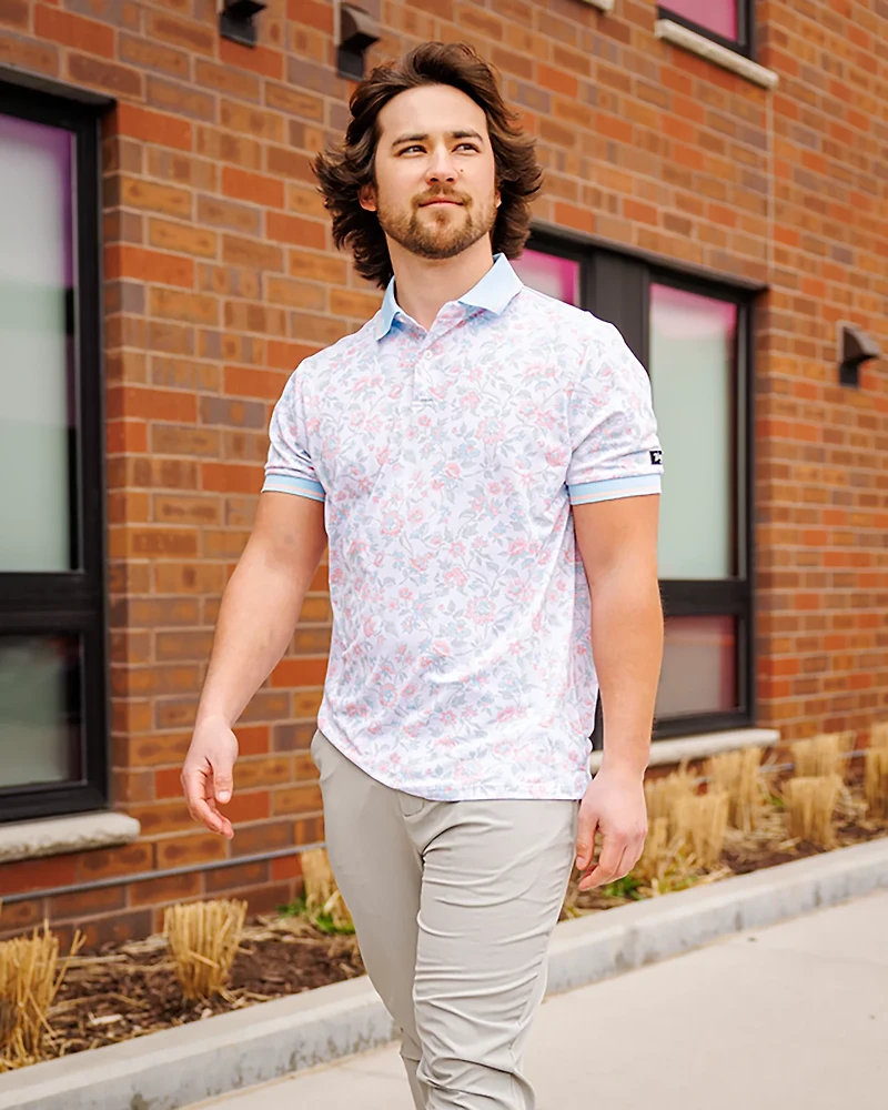 Waggle Men's Fresh Picked Pique Polo Shirt