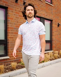 Waggle Men's Fresh Picked Pique Polo Shirt