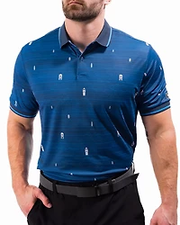 Waggle Men's Wake Life Pique Polo Shirt