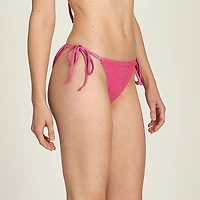 Cyn & Luca Women's Junior Tie Bikini Sparkle Bottoms