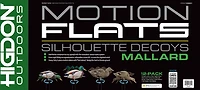 Higdon FLATS Mallard Duck Motion Silhouette Decoy 12-Pack