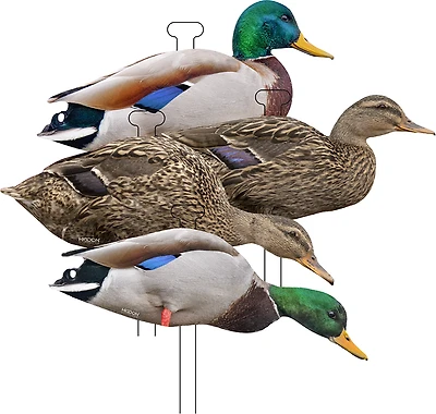 Higdon FLATS Mallard Standard Silhouettes Decoys 12-Pack