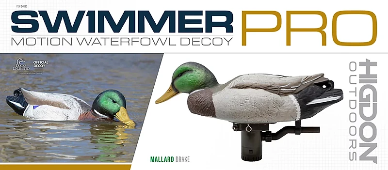 Higdon Battleship Swimmer PRO Mallard Drake Decoy