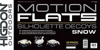 Higdon FLATS Snow Goose Motion Silhouette 12-Pack