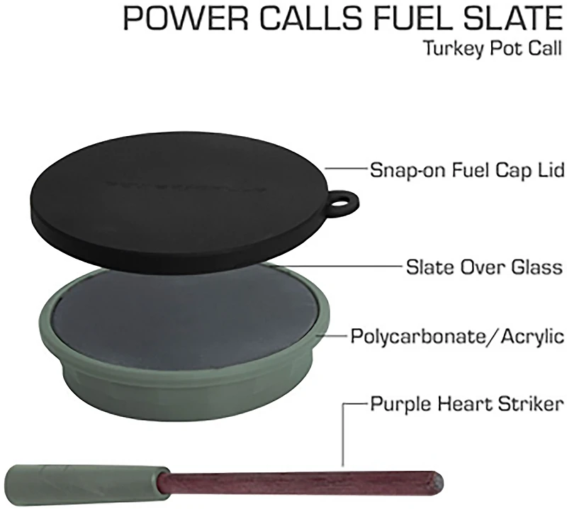 Power Calls Fuel Slate Pot Turkey Call