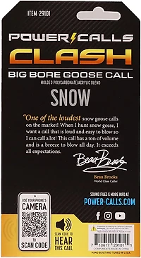 Power Calls Clash Big Bore Snow Goose Call