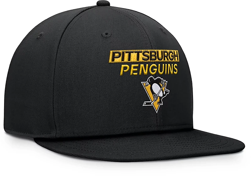 Fanatics Men's Penguins Rink Prime Structured Mid Crown Adjustable Cap