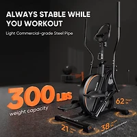 YOSUDA Pro Stepping 3-in-1 Elliptical