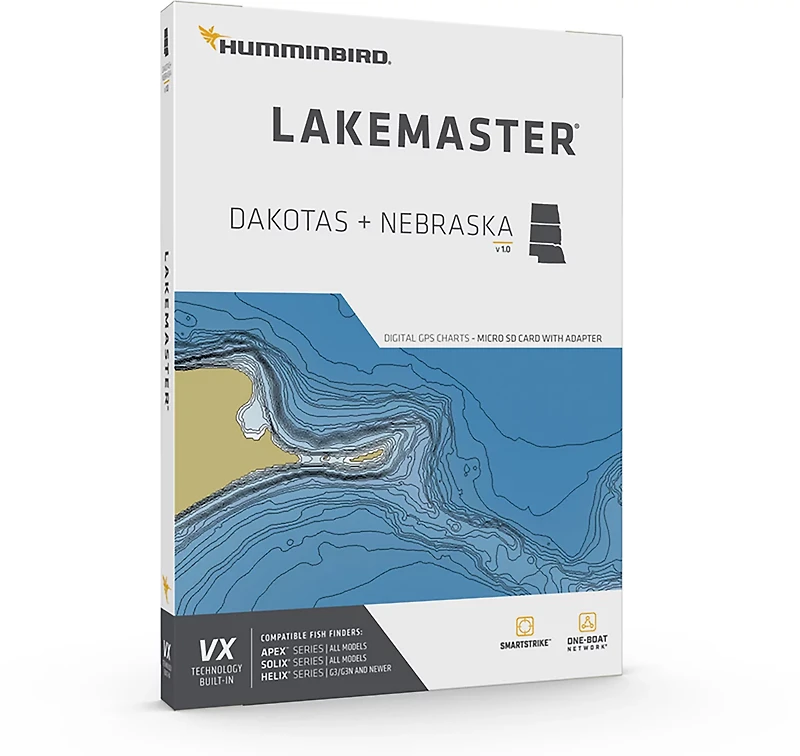 Humminbird LakeMaster Dakotas + Nebraska V1 Micro SD Card