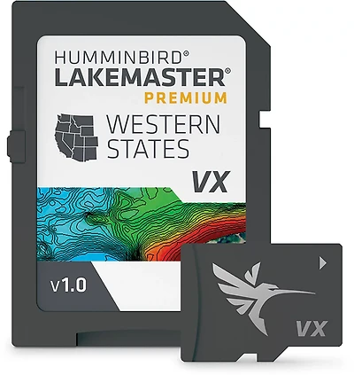 Humminbird LakeMaster Premium Western States V1 Micro SD Card