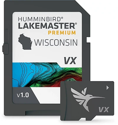 Humminbird LakeMaster Premium Wisconsin V1 Micro SD Card