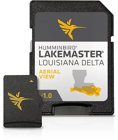 Humminbird 600050-1 LakeMaster Louisiana Delta Aerial View V1 Micro SD Card