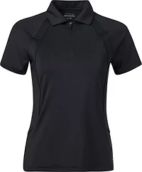 BCG Women's Tennis Piped Zip Polo Shirt