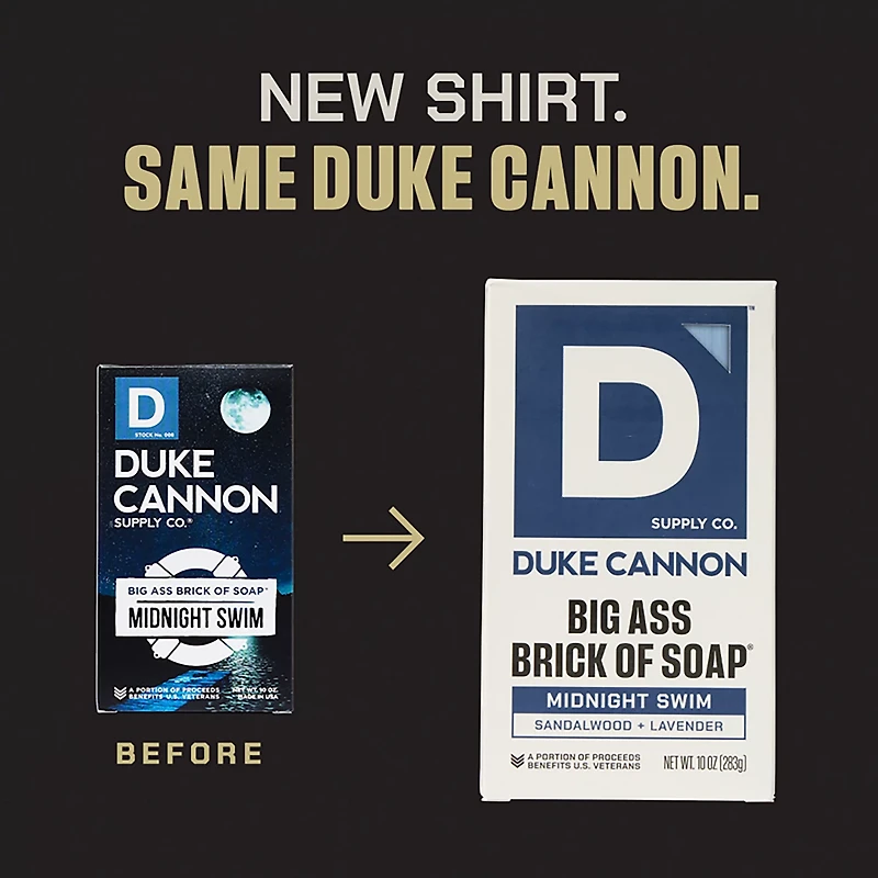 Duke Cannon Midnight Swim Big Ass Brick of Soap