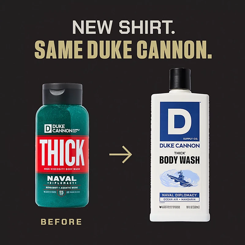 Duke Cannon 18 oz Naval Diplomacy Body Wash